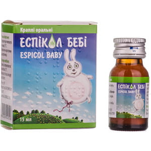 Эспикол Беби кап. орал. 40мг/мл фл. 15мл