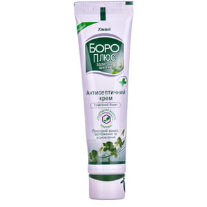 Крем антисептичний Боро Плюс Трав'яний букет Здорова шкіра природний захист, зволоження та відновлення зелений 25 мл