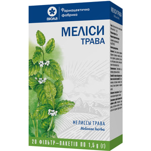 Мелиссы трава фильтр-пак. 1,5г №20