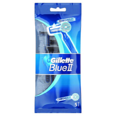 Бритва для гоління GILLETTE (Жіллет) Blue 2 (Блу 2) одноразова 5 шт