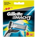 Картридж для бритья GILLETTE Mach 3 (Жиллет мак 3 три) 8 шт