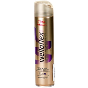 Лак для волос WELLAFLEX (Веллафлекс) Объем супер сильной фиксации 250 мл
