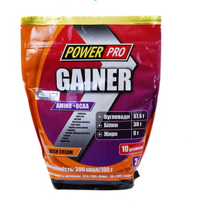 Гейнер с протеином POWER PRO (Павер про) GAINER IRISH CREAM с шоколадный вкусом 2 кг