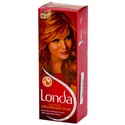 Крем-краска для волос LONDA (Лонда) тон 48 Золотой Оранж