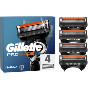 Кассеты сменные для бритья GILLETTE Fusion (Жиллет Фьюжин) ProGlide (Проглайд) 4 шт