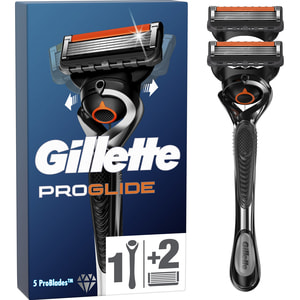 Бритва GILLETTE Fusion (Жиллет Фьюжин) ProGlide (Проглайд) с двумя сменными кассетами