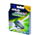 Кассеты для бритья GILLETTE Mach 3 (Жиллет мак 3 три) Sensitive (Сенситив) 8 шт