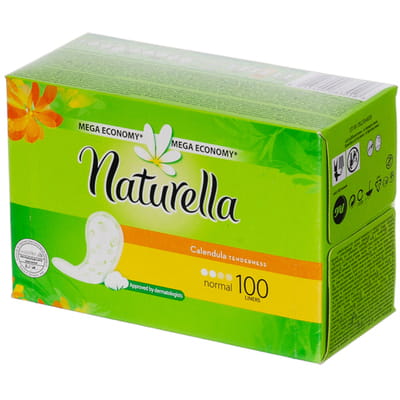 Прокладки ежедневные женские NATURELLA (Натурелла) Календула Нормал 100 шт
