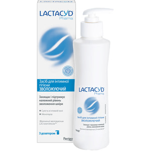Засіб для інтимної гігієни Lactacyd (Лактацид) Фарма Зволожуючий флакон з дозатором 250 мл