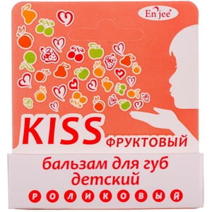 Бальзам для губ детский ENJEE KISS (Энжи) Фруктовый поцелуй 6 мл