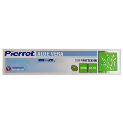 Зубная паста PIERROT (Пирот) Алоэ Вера для защиты дёсен 75 мл