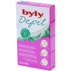 Крем для депиляции лица BYLY (БИЛИ) АЛОЭ 2 мл 5 шт