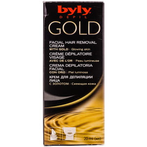 Крем для депиляции лица BYLY (БИЛИ) ЗОЛОТО 20 мл