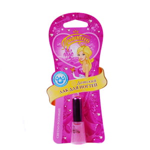 Лак для ногтей детский ПРИНЦЕССА Светло-розовый 8 мл