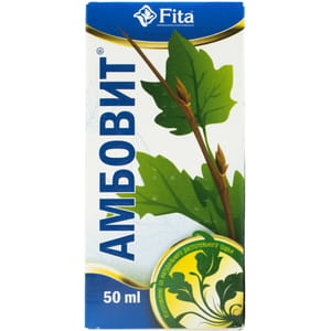 Концентрат краплі для поліпшення роботи передміхурової залози Амбовіт 50 мл