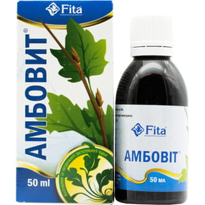 Концентрат краплі для поліпшення роботи передміхурової залози Амбовіт 50 мл