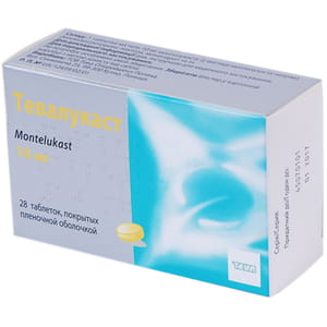 Тевалукаст табл. п/плен. обол. 10мг №28