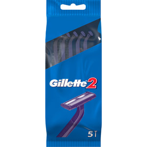 Бритва GILLETTE 2 (Жіллет 2) одноразова 5 шт