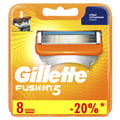 Кассеты сменные для бритья GILLETTE Fusion (Жиллет Фьюжин) 8 шт