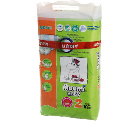 Підгузники для дітей MUUMI (Мумі) Mini від 3 до 6 кг 58 шт