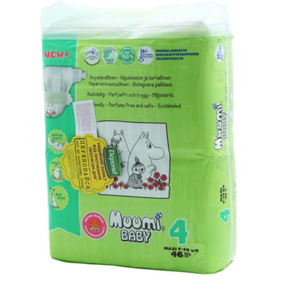 Подгузники для детей MUUMI (Мууми) Maxi  от 7 до 14 кг 46 шт