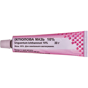 Ихтиоловая мазь 10% туба 30г