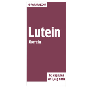 Лютеїн капсули флакон 60 шт