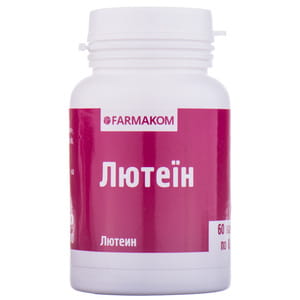 Капсулы для нормализации зрения Лютеин флакон 60 шт