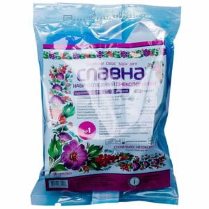 Набор гинекологический смотровой стерильный Славна №1: зеркало вагинальное, щеточка, ватный тампон, шпатель, перчатки (пара), стекло, пеленка, бахилы