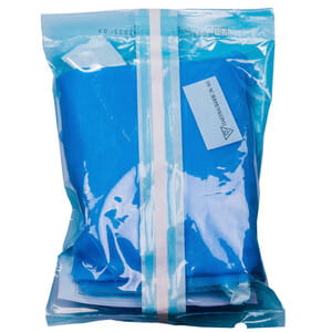 Набор гинекологический смотровой стерильный Славна №1: зеркало вагинальное, щеточка, ватный тампон, шпатель, перчатки (пара), стекло, пеленка, бахилы