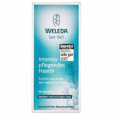 Масло WELEDA (Веледа) питательное для сухих и ломких волос с экстрактом розмарина 50 мл