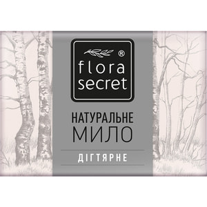 Мыло FLORA SECRET (Флора Сикрет) косметическое Дегтярное 75 г