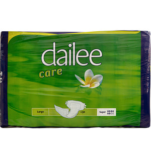 Підгузки для дорослих DAILEE Care (Дайлі Турбота) Super Large (Супер Лардж) розмір L/3 30 шт
