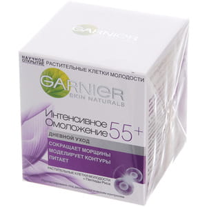 Крем для лица GARNIER (Гарньер) SKIN Naturals (Скин нечралс) Интенсивное омоложение 55+ дневной от морщин 50 мл
