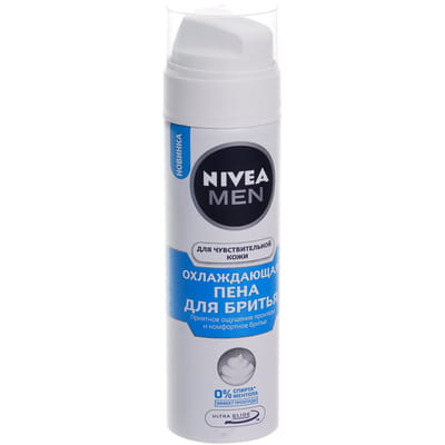 Піна для гоління NIVEA (Нівея) Охолоджуюча для чутливої шкіри 200 мл