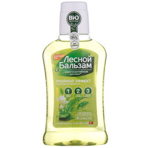 Ополаскиватель для зубов и десен Лесной бальзам Природная свежесть с соком алоэ вера и экстрактом белого чая 250 мл