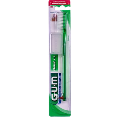 Зубна щітка GUM (Гам) Classic повна, м'яка, 4-рядна
