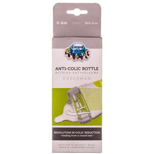 Бутылочка для кормления CANPOL (Канпол) Haberman (Хаберман) антиколиковая артикул 1/098 260 мл