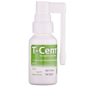 Т-Септ спрей д/ротов. пор. фл. 30мл