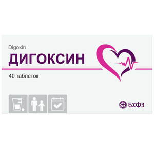 Дигоксин табл. 0,25мг №40
