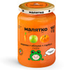 Пюре фруктово-овощное детское Малятко с морковкой, тыквой и яблоком 180 г