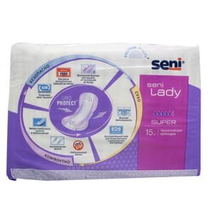 Прокладки урологические SENI Lady (Сени Леди) Super (супер) 15 шт