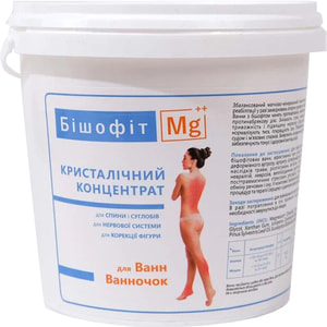 Бишофит Mg++ Кристаллический концентрат для ванн 1000 мл (1350 г)