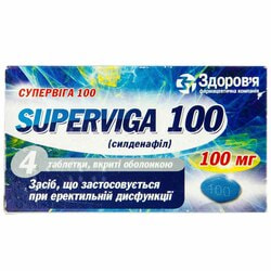 Супервига 100 табл. п/о 100мг №4