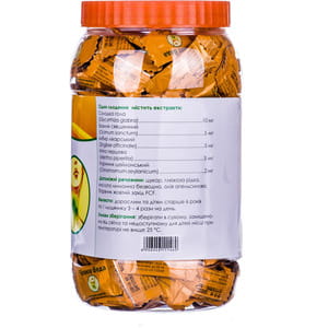 Леденцы травяные при кашле и бронхите Бронхо Веда со вкусом апельсина банка 300 шт