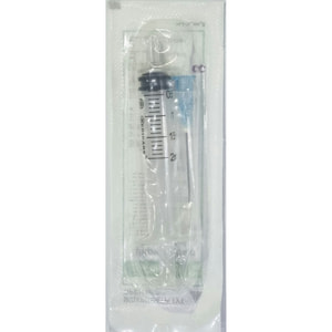 Шприц 2 мл инъекционный одноразовый трехкомпонентный с одной иглой Medicare (Медикаре)