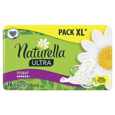 Прокладки гігієнічні жіночі NATURELLA (Натурелла) Ultra Maxi Duo (Ультра максі дуо) 16 шт
