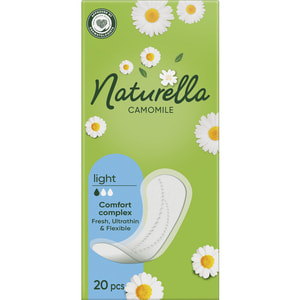 Прокладки щоденні жіночі NATURELLA (Натурелла) Light Camomile ромашка 20 шт