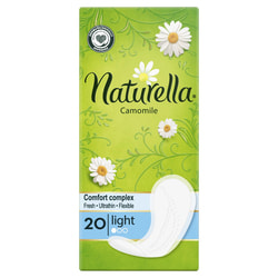Прокладки щоденні жіночі NATURELLA (Натурелла) Light Camomile ромашка 20 шт