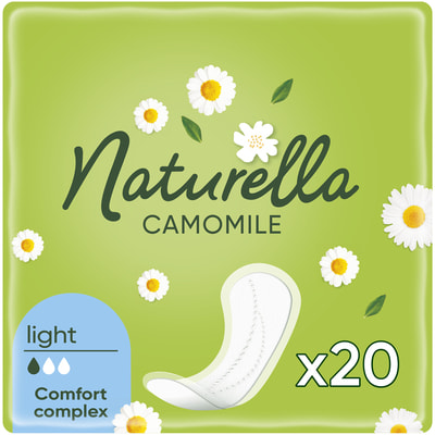 Прокладки ежедневные женские NATURELLA (Натурелла) Light Camomile ромашка 20 шт